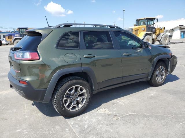 1C4PJMBX7MD252940 - 2021 JEEP CHEROKEE TRAILHAWK GREEN photo 3