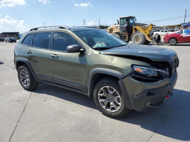1C4PJMBX7MD252940 - 2021 JEEP CHEROKEE TRAILHAWK GREEN photo 4
