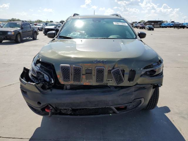 1C4PJMBX7MD252940 - 2021 JEEP CHEROKEE TRAILHAWK GREEN photo 5