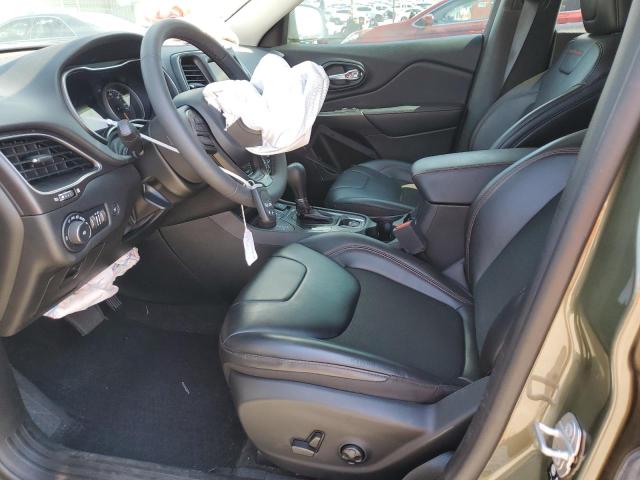 1C4PJMBX7MD252940 - 2021 JEEP CHEROKEE TRAILHAWK GREEN photo 7