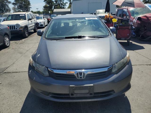 19XFB2F53CE383964 - 2012 HONDA CIVIC LX CHARCOAL photo 5