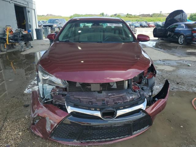 4T1BF1FK9GU502901 - 2016 TOYOTA CAMRY LE RED photo 5