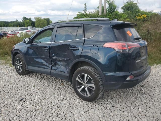 2T3RFREV0HW661565 - 2017 TOYOTA RAV4 XLE BLUE photo 2