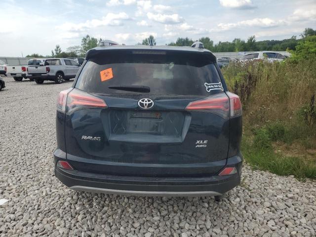 2T3RFREV0HW661565 - 2017 TOYOTA RAV4 XLE BLUE photo 6