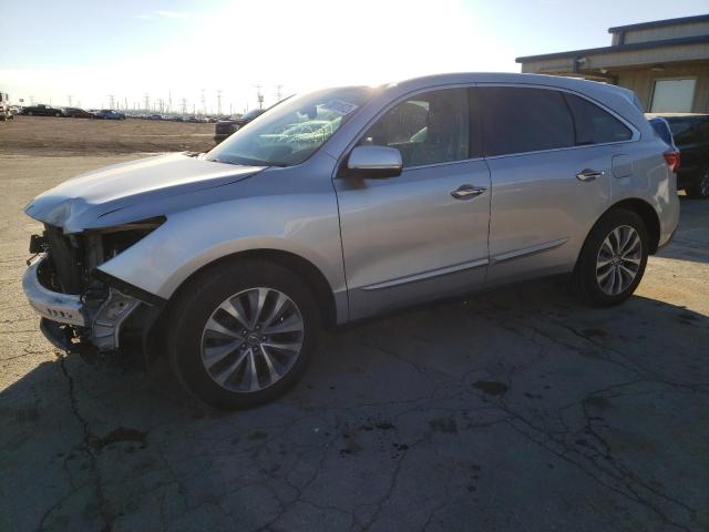 5FRYD3H49EB010159 - 2014 ACURA MDX TECHNOLOGY GRAY photo 1