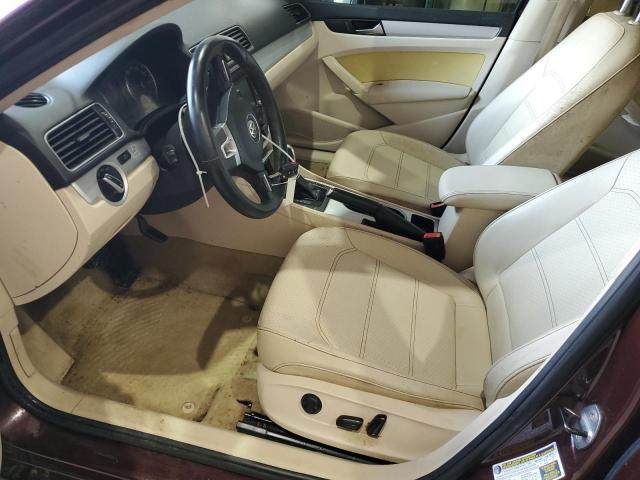 1VWBN7A36DC127462 - 2013 VOLKSWAGEN PASSAT SE BURGUNDY photo 7