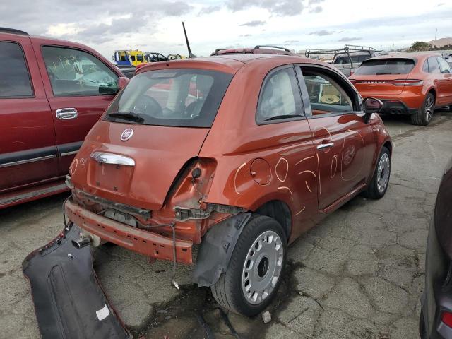 3C3CFFAR8ET185750 - 2014 FIAT 500 POP ORANGE photo 3