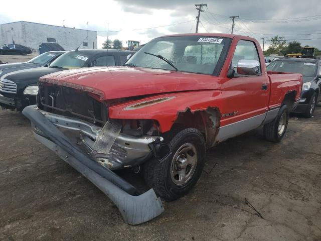 1B7HC16Y1SS152664 - 1995 DODGE RAM 1500 RED photo 1