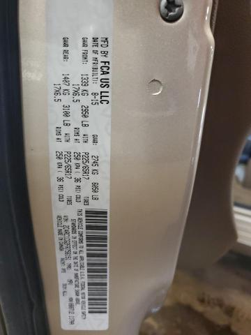 2C4RC1CG2FR756151 - 2015 CHRYSLER TOWN & COU TOURING L TAN photo 14