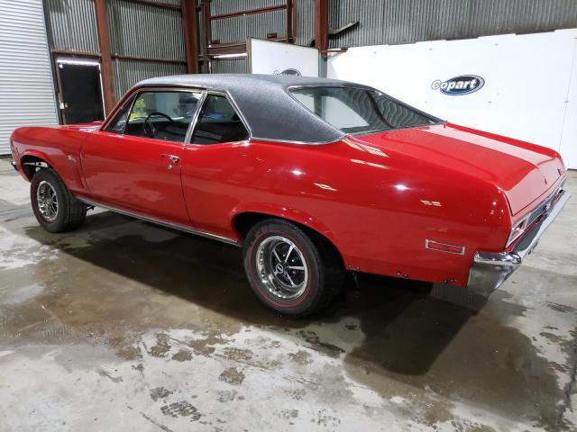 1X27K2W330713 - 1972 CHEVROLET NOVA RED photo 2