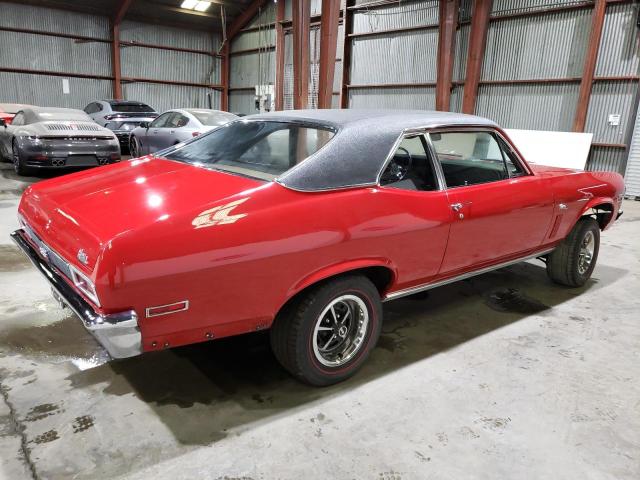 1X27K2W330713 - 1972 CHEVROLET NOVA RED photo 3