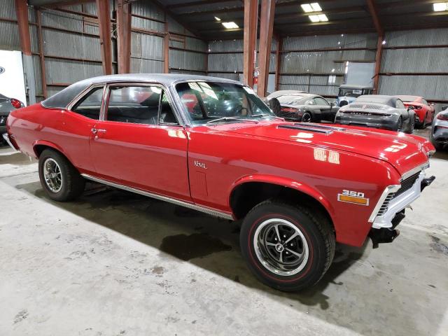 1X27K2W330713 - 1972 CHEVROLET NOVA RED photo 4