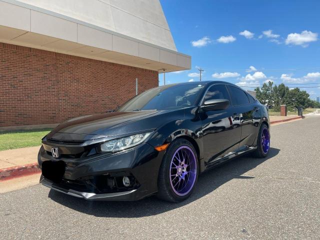 19XFC2E87KE003922 - 2019 HONDA CIVIC SPORT BLACK photo 2