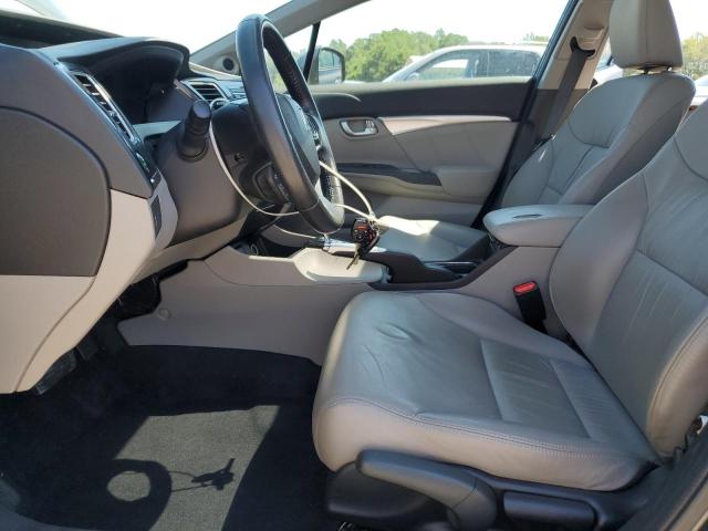 2HGFB2F90DH513631 - 2013 HONDA CIVIC EXL GRAY photo 7