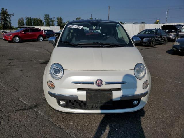 3C3CFFCR5CT183920 - 2012 FIAT 500 LOUNGE WHITE photo 5