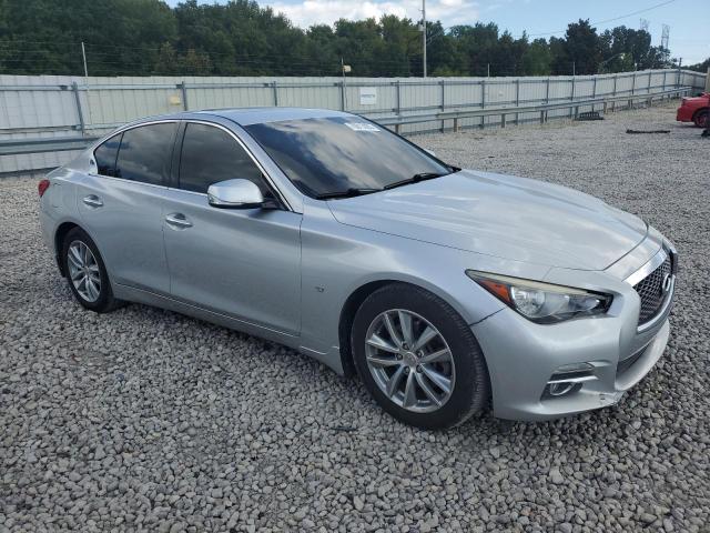 JN1BV7AP3EM690666 - 2014 INFINITI Q50 BASE SILVER photo 4
