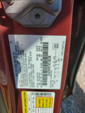 3FA6P0H97JR158528 - 2018 FORD FUSION SE 红色 照片 12