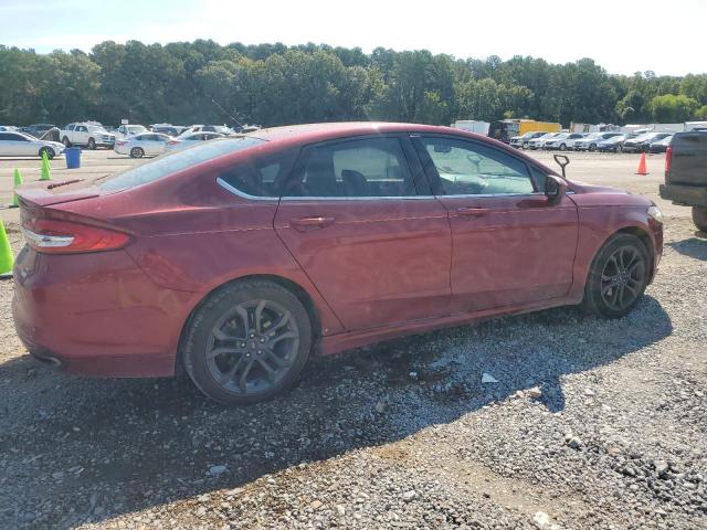 3FA6P0H97JR158528 - 2018 FORD FUSION SE 红色 照片 3