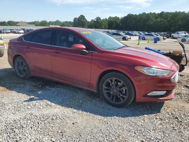 3FA6P0H97JR158528 - 2018 FORD FUSION SE 红色 照片 4