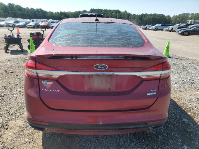 3FA6P0H97JR158528 - 2018 FORD FUSION SE 红色 照片 6