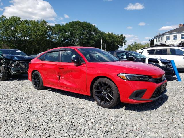 2HGFE2F50NH505924 - 2022 HONDA CIVIC SPORT RED photo 4