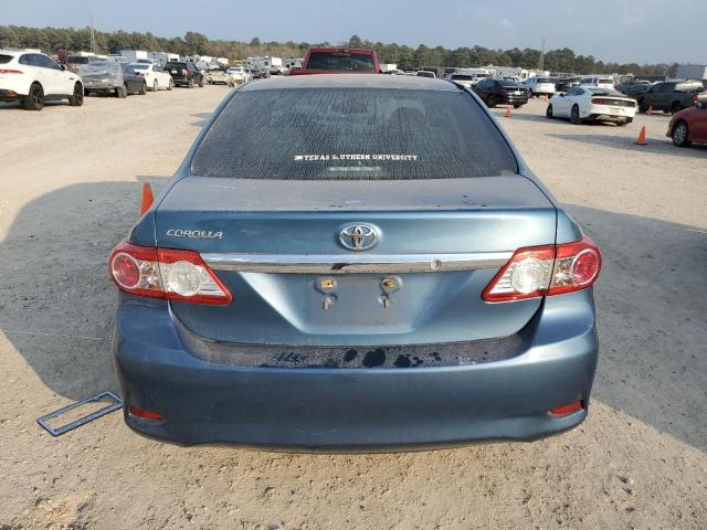 5YFBU4EE8DP183703 - 2013 TOYOTA COROLLA BASE BLUE photo 6