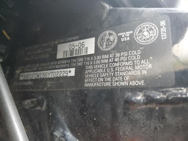 1HD1FCW156Y702229 - 2006 HARLEY-DAVIDSON FLHTCUI 黑色 照片 10