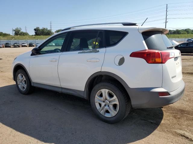 2T3ZFREV6EW079059 - 2014 TOYOTA RAV4 LE WHITE photo 2
