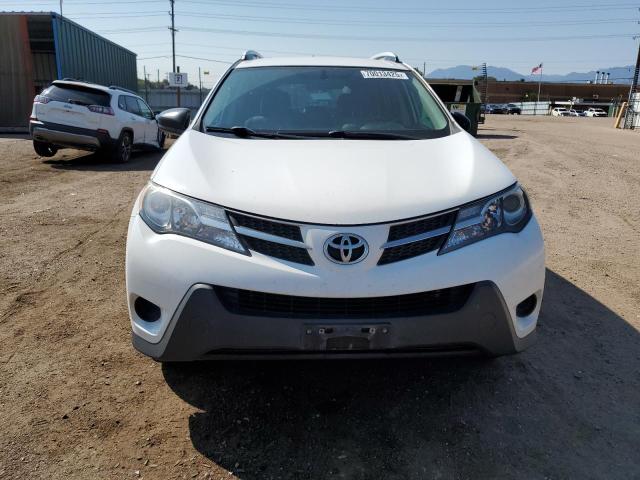 2T3ZFREV6EW079059 - 2014 TOYOTA RAV4 LE WHITE photo 5