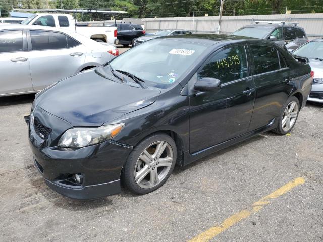 1NXBE40E89Z088066 - 2009 TOYOTA COROLLA XRS BLACK photo 1