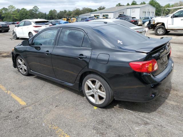 1NXBE40E89Z088066 - 2009 TOYOTA COROLLA XRS BLACK photo 2