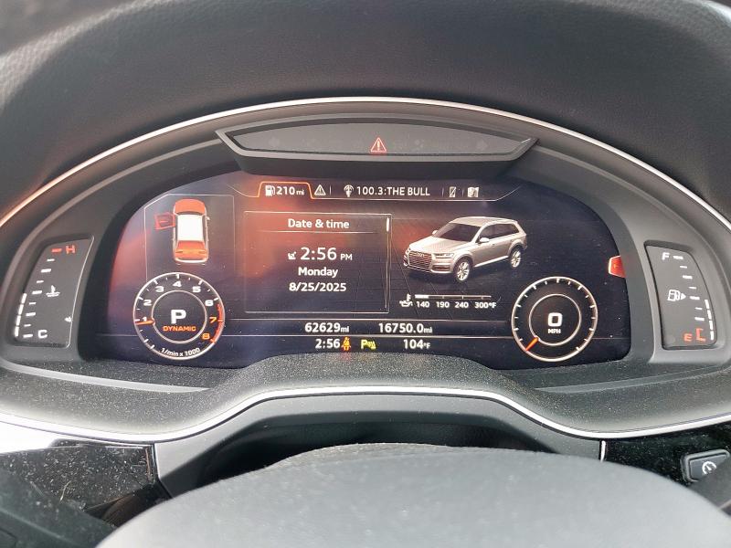 WA1LAAF78KD005358 - 2019 AUDI Q7 PREMIUM PLUS Білий фото 9