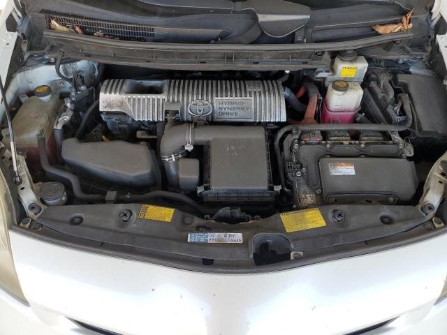 JTDKN3DU2D1708453 - 2013 TOYOTA PRIUS 白色 照片 11