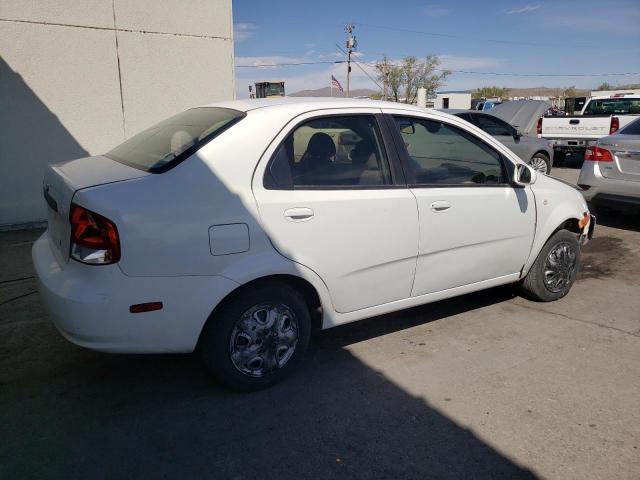 KL1TD52635B490937 - 2005 CHEVROLET AVEO BASE WHITE photo 3