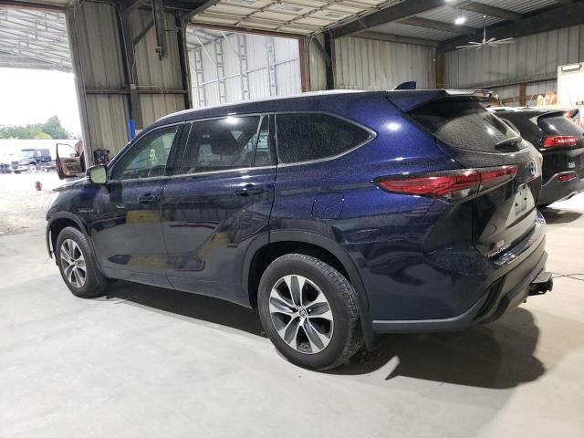 5TDGZRBH4NS244010 - 2022 TOYOTA HIGHLANDER XLE BLUE photo 2