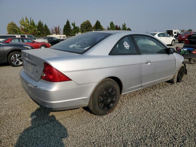 1HGEM22542L059294 - 2002 HONDA CIVIC LX SILVER photo 3