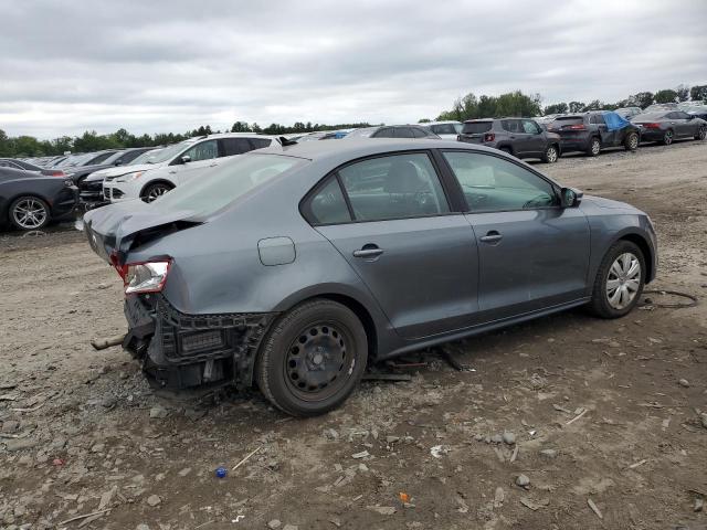 3VWD17AJ3EM405057 - 2014 VOLKSWAGEN JETTA SE ნაცრისფერი ფოტო 3