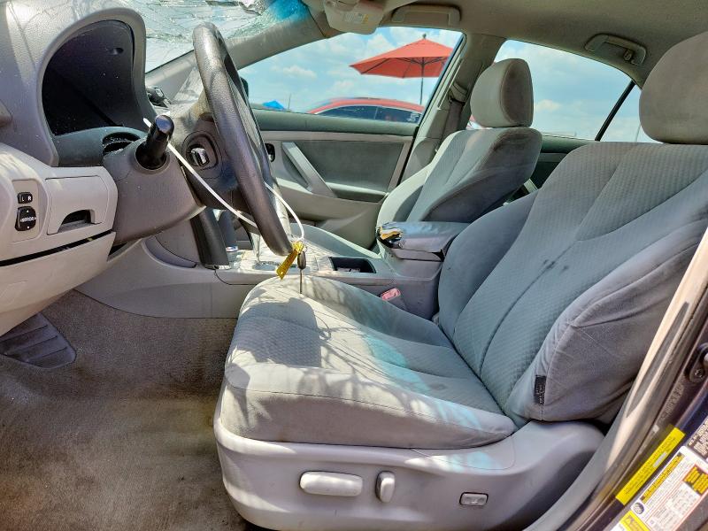 4T1BE46K59U393957 - 2009 TOYOTA CAMRY BASE GRAY photo 7