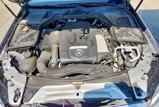 55SWF4KB0FU088068 - 2015 MERCEDES-BENZ C 300 4MATIC SILVER photo 11
