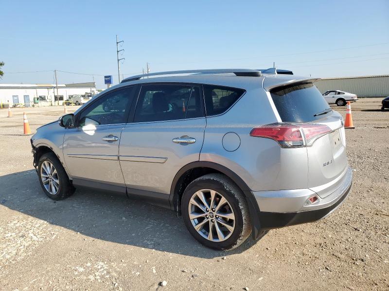 2T3YFREV0JW444146 - 2018 TOYOTA RAV4 LIMITED ვერცხლისფერი ფოტო 2