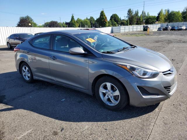 5NPDH4AE7EH463372 - 2014 HYUNDAI ELANTRA SE GRAY photo 4