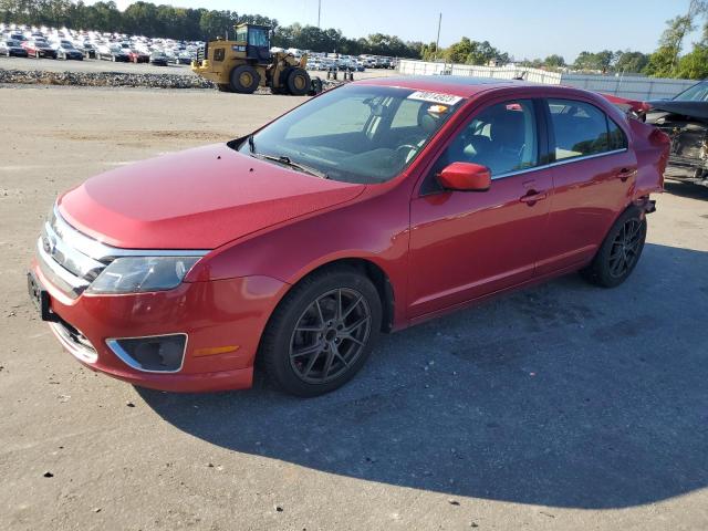 3FAHP0JA6CR374533 - 2012 FORD FUSION SEL RED photo 1