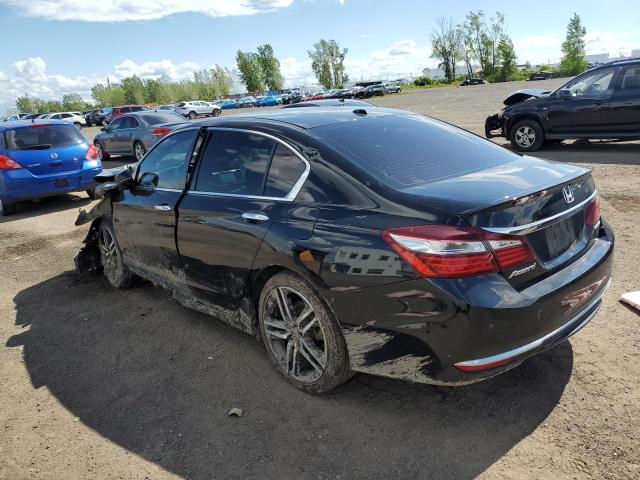 1HGCR2F02HA810968 - 2017 HONDA ACCORD EX BLACK photo 2