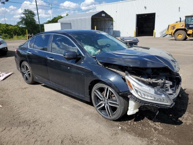1HGCR2F02HA810968 - 2017 HONDA ACCORD EX BLACK photo 4