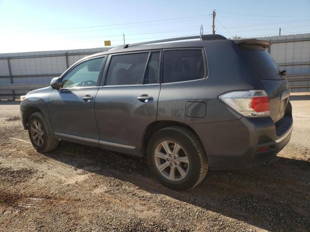 5TDZK3EH2CS053088 - 2012 TOYOTA HIGHLANDER BASE GRAY photo 2