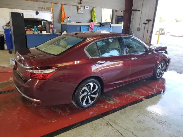 1HGCR2F77GA014356 - 2016 HONDA ACCORD EX MAROON photo 3