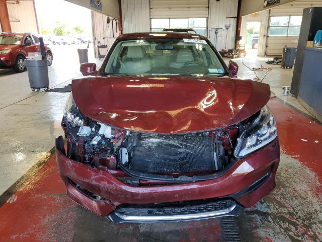 1HGCR2F77GA014356 - 2016 HONDA ACCORD EX MAROON photo 5