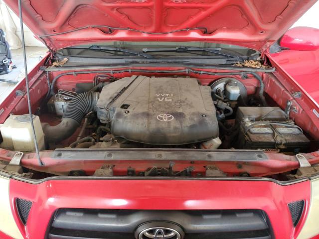 5TELU42N46Z295498 - 2006 TOYOTA TACOMA DOUBLE CAB 红色 照片 11