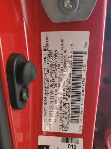 5TELU42N46Z295498 - 2006 TOYOTA TACOMA DOUBLE CAB 红色 照片 13