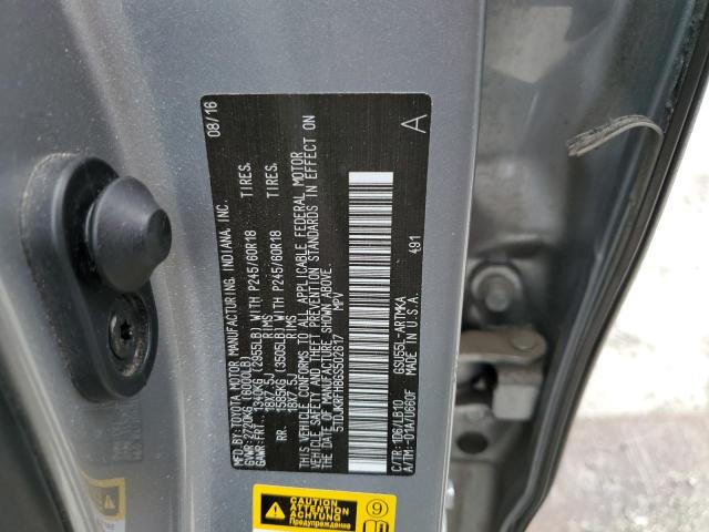 5TDJKRFH8GS502617 - 2016 TOYOTA HIGHLANDER XLE GRAY photo 13